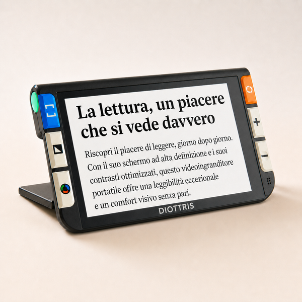 Diottris Lettore — Ingranditore elettronico portatile